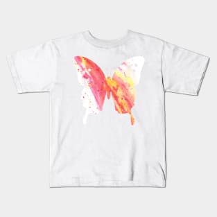 Pink Abstract Watercolor Seamless Painting Kids T-Shirt